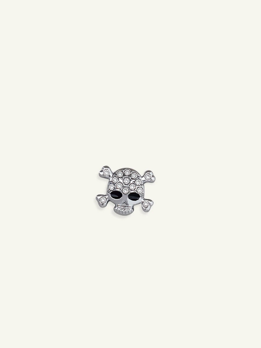 Sparkling Skull Charm
